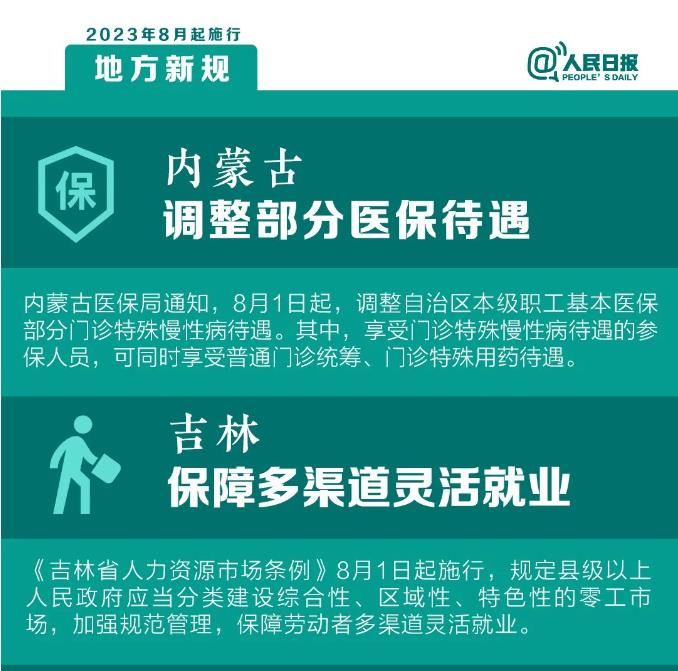 8月，这些新规将影响你的生活